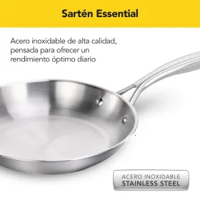 Pannu Castey E-S24 Harmaa Ruostumaton teräs Ø 24 cm
