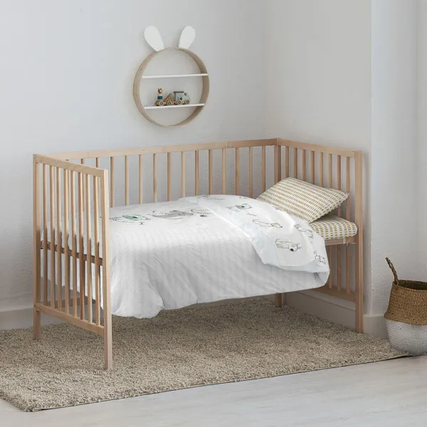 Pārtikas vāka komplekts Kids&Cotton Huali Big Zils 100 x 120 cm