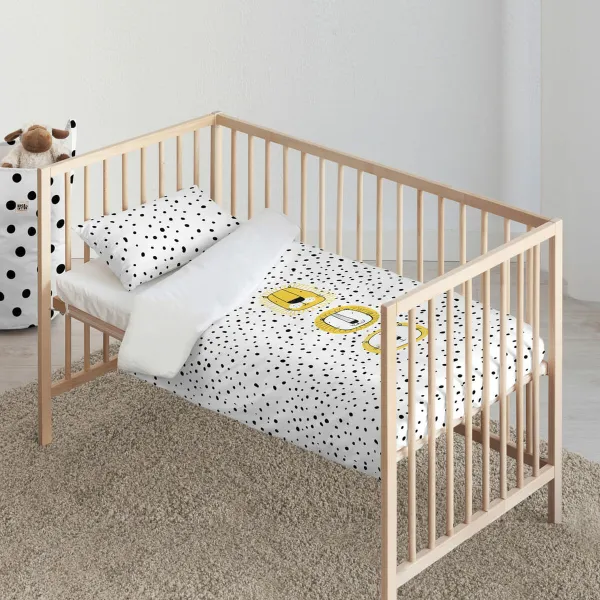 Nordic cover Kids&Cotton Dakari Big Black 115 x 145 cm