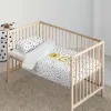 Nordic cover Kids&Cotton Dakari Big Black 115 x 145 cm