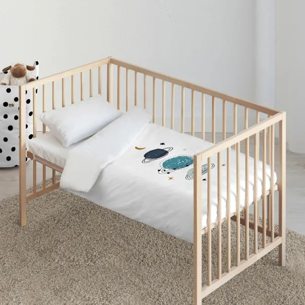 Pussilakana Kids&Cotton Dayton Big Valkoinen 115 x 145 cm