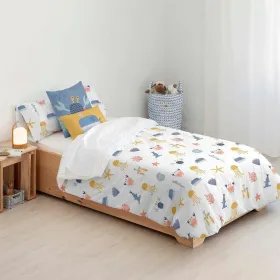 Nordic cover Kids&Cotton Malu Small Blue 155 x 220 cm