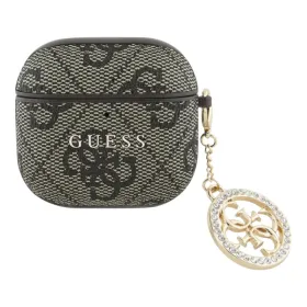 Guess 4G Strass Charm - AirPods 4 Case (brown)