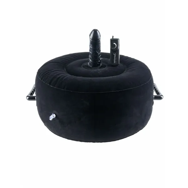 Подушка Pipedream Чёрный Надувной Вибратор