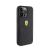 Ferrari Quilted Metal Logo - Case for iPhone 15 Pro Max (Black)