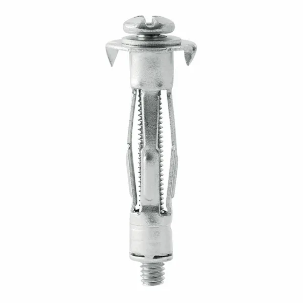 Seinätapit ja ruuvit Rapid M4 x 40 mm Ø 8 x 32 mm Metalli Laajennus 10 osaa