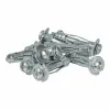 Seinätapit ja ruuvit Rapid M4 x 40 mm Ø 8 x 32 mm Metalli Laajennus 10 osaa