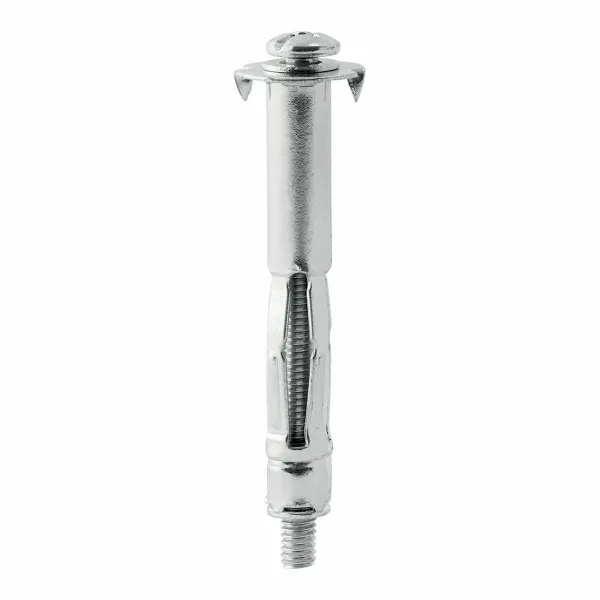 Seinätapit ja ruuvit Rapid Ø 8 x 46 mm M4 x 55 mm Metalli Laajennus 10 osaa