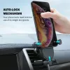 Crong Gravity Auto-Lock Car Holder – Gravity car holder for 4.7”-6.5” phones (black)