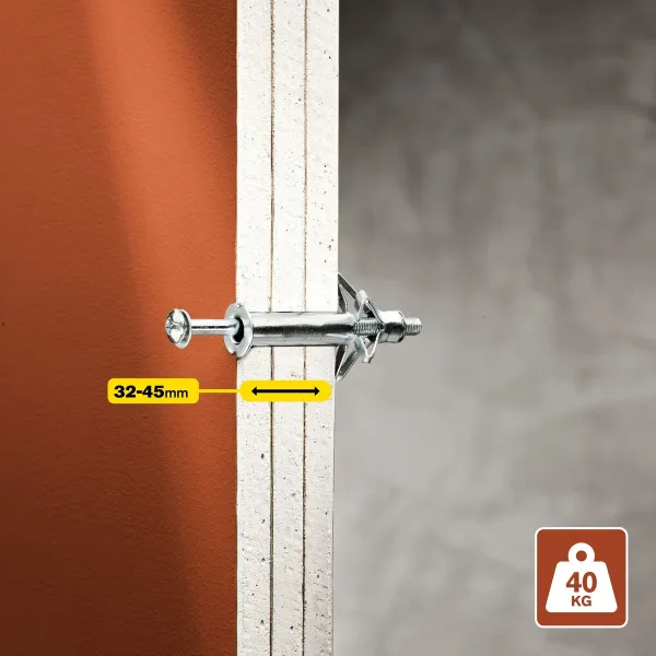 Sieniniai kištukai ir varžtai Rapid 5001552 Ø 11 x 80 mm M5 x 89 mm Metalinis Išplėtimas (10 vnt.)