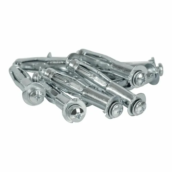 Seinätapit ja ruuvit Rapid Ø 13 x 65 mm M6 x 75 mm Metalli Laajennus 10 osaa