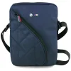 BMW Nylon Pockets & Metal Logo - 10" Tablet Bag (Navy Blue)