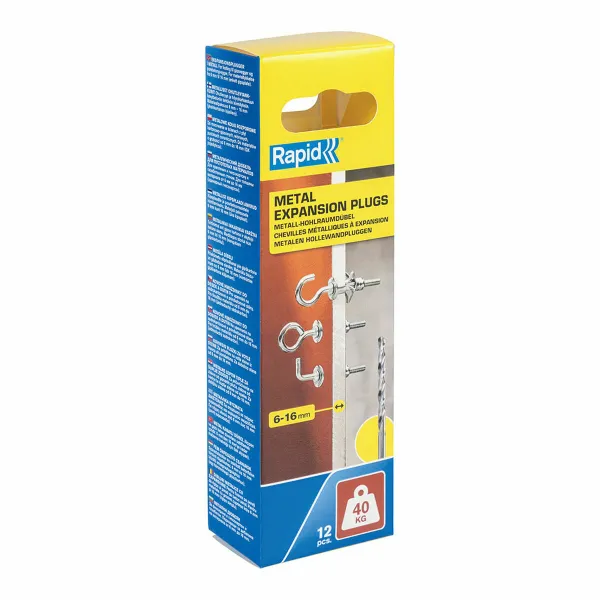 Išsiplėtimo inkaras Rapid Rapid - 5001557 6 x 4 x 18 cm Metalinis Išplėtimas 12 vnt.