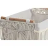 Бельевая корзина Home ESPRIT Белый Натуральный Металл Shabby Chic 42 x 32 x 51 cm 5 Предметы