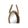 Mirror Set Home ESPRIT Natural Scandi 15 x 1 x 24 cm (3 Pieces)