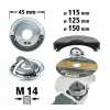 Ātra stiprinājuma uzgriezne leņķa slīpmašīnai Wolfcraft 2463000 Ø 45 mm M14