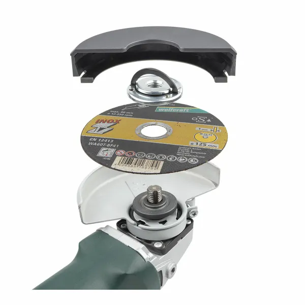 Ātra stiprinājuma uzgriezne leņķa slīpmašīnai Wolfcraft 2463000 Ø 45 mm M14