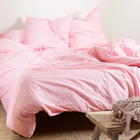 Пододеяльник HappyFriday Basic Светло Pозовый 260 x 240 cm