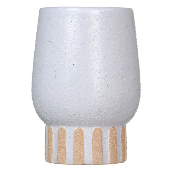 Maljakko Valkoinen Keraminen 12,5 x 12,5 x 18 cm