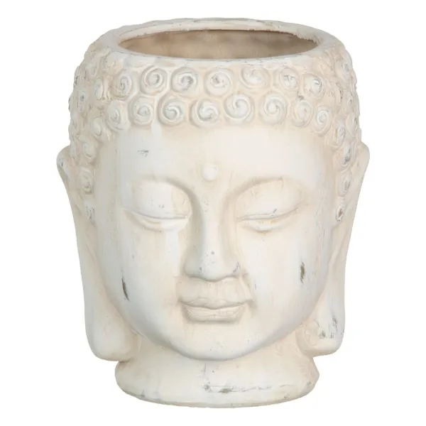 Kasvit Kerma Terrakotta Buddha Itämainen 17,1 x 16,6 x 20 cm