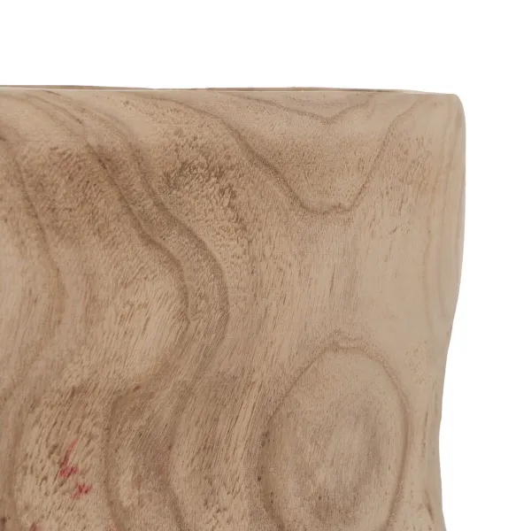 Set of Planters Natural Paolownia wood 44 x 44 x 46 cm (3 Units)