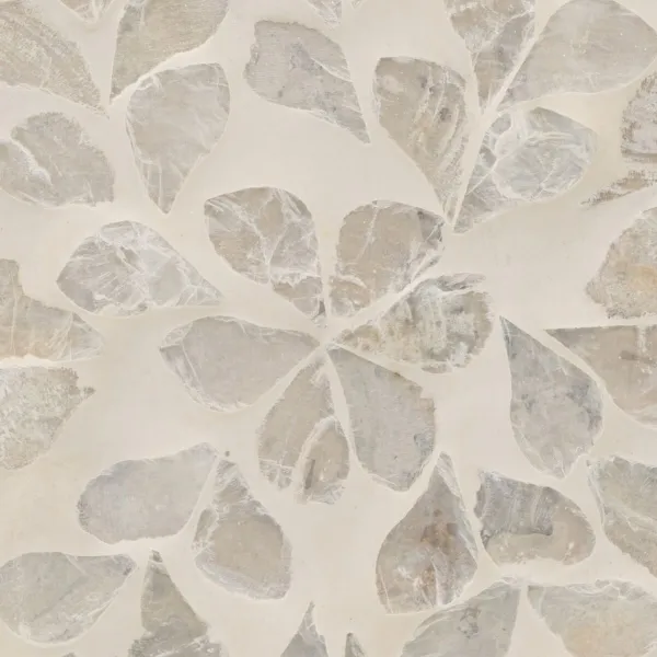 Žvakidė Rusvai gelsva Perlamutras Medžio MDF 10,5 x 10,5 x 16 cm