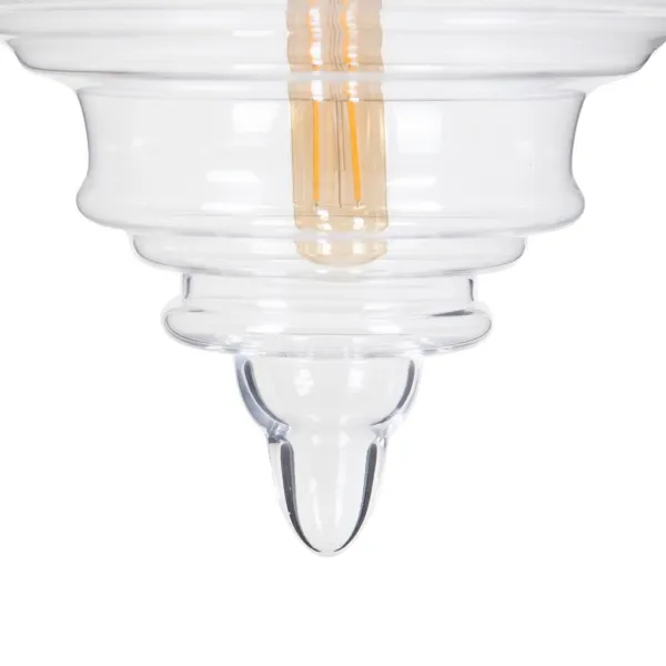 Pakabinamas apšvietimas Sidabras Metalinis Stiklas 40 W 220-240 V 28 x 28 x 36 cm Šiuolaikiškas