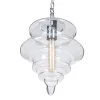 Pakabinamas apšvietimas Sidabras Metalinis Stiklas 40 W 220-240 V 28 x 28 x 36 cm Šiuolaikiškas