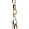 Kattolamppu Pronssi Kristalli Rauta 40 W 240 V 35 x 35 x 28 cm Moderni