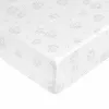 Uzmontēta apakšējā loksne Peppa Pig Balts Pelēks 60 x 120 cm 100% kokvilnas