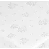 Подогнанный нижний лист Peppa Pig Белый Серый 60 x 120 cm 100 % хлопок