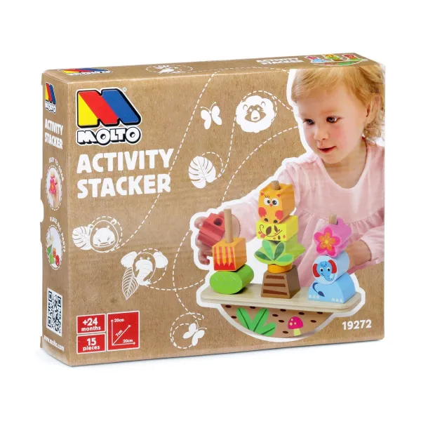 Mazuļu rotaļlieta Moltó Activity Stacker