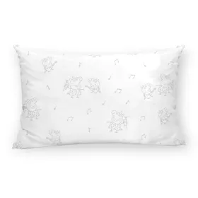 Pillowcase Peppa Pig Grey Multicolour 30 x 50 cm 100% cotton