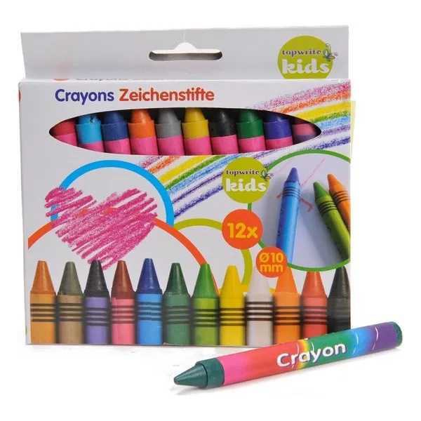 Topwrite - 12-color pastel crayons