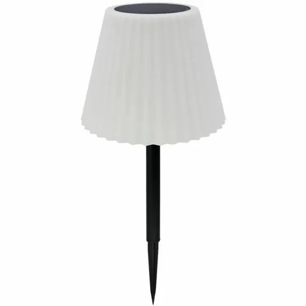 Galda lampa Lumisky Lady Spike Bouffant Balts Metāls