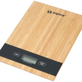 Alpina - Digital bamboo kitchen scale 5 kg