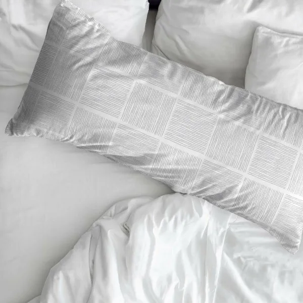 Pagalvės užvalkalas Decolores Greymouth Spalvotas 175 Siūlai 45 x 110 cm Medvilnė