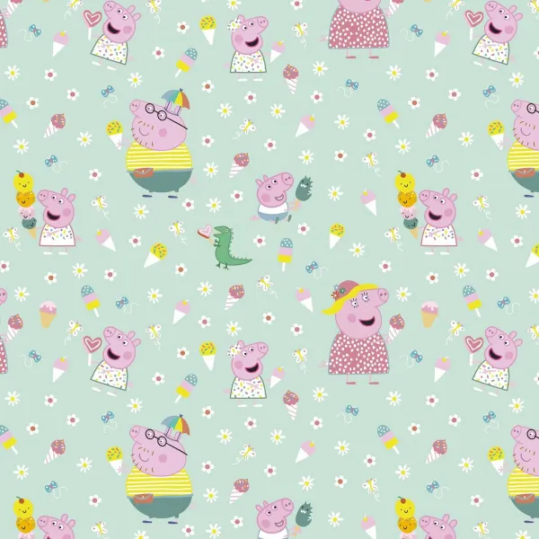 Traipiem izturīgs sveķu galdauts Belum Summer Peppa 1 Daudzkrāsains 150 x 150 cm