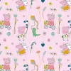 Stain-proof resined tablecloth Peppa Pig Free Time 1 Multicolour 300 x 150 cm