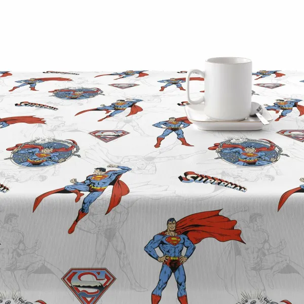 Dėmėms atspari derva dengta staltiesė Superman 05 Spalvotas 150 x 150 cm