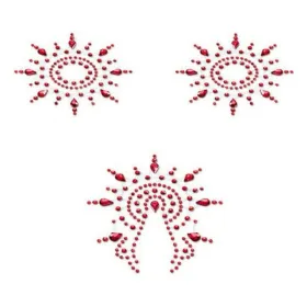 Gloria- alusvaatesetti, punainen Mystim (3 pcs)