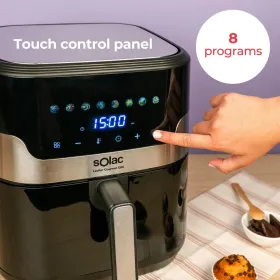 õhufritüüri Solac Must 1700 W 8 L