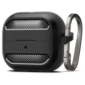 Spigen Rugged Armor - Case for Samsung Galaxy Buds 3 / 3 FE / 3 Pro (Matte Black)