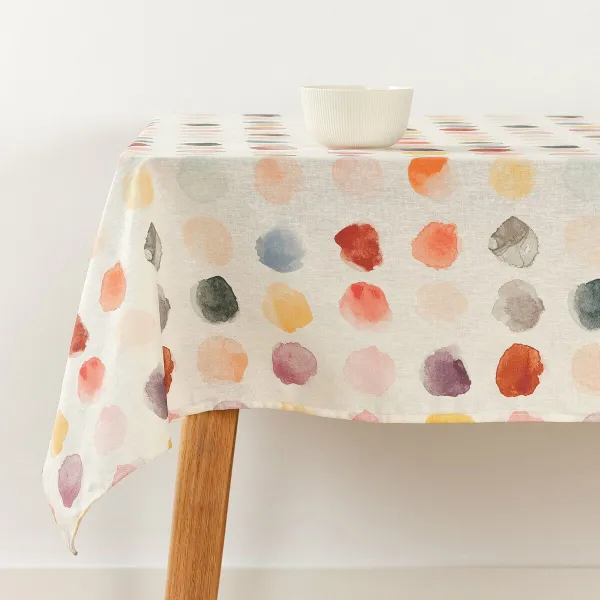Dėmėms atspari derva dengta staltiesė Belum 0120-352 Spalvotas 150 x 150 cm