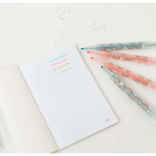 Pusheen - Foodie collection, double-sided markers / pens, set of 4