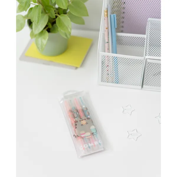 Pusheen - Foodie collection, double-sided markers / pens, set of 4