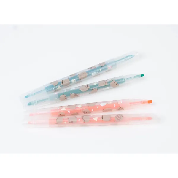 Pusheen - Foodie collection, double-sided markers / pens, set of 4