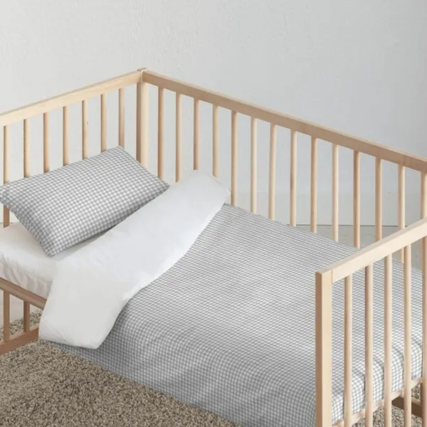 Vauvansängyn pussilakana Kids&Cotton Vichy 115 x 145 cm
