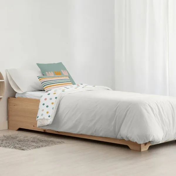 Ziemeļu pārvalks Kids&Cotton Kanu Bēšs 155 x 220 cm