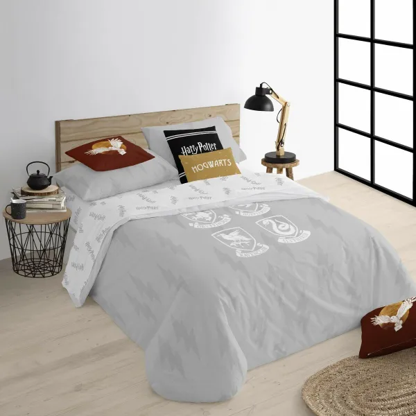 Ziemeļu pārvalks Harry Potter Hogwarts Shields Daudzkrāsains 175 Vītnes buklets 180 x 220 cm Gulta 105